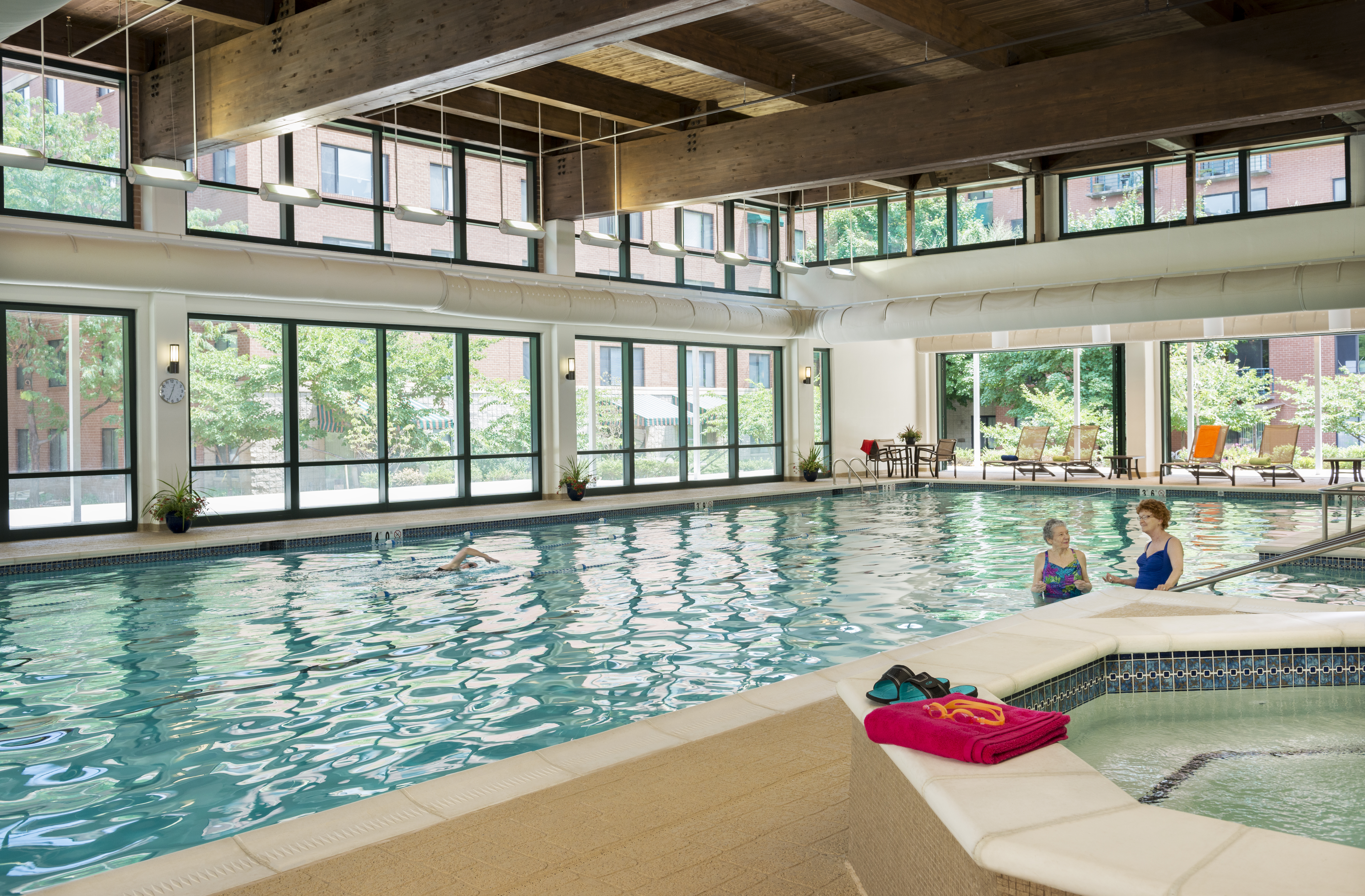 Erickson Living residents throughout the country enjoy indoor aquatics centers.