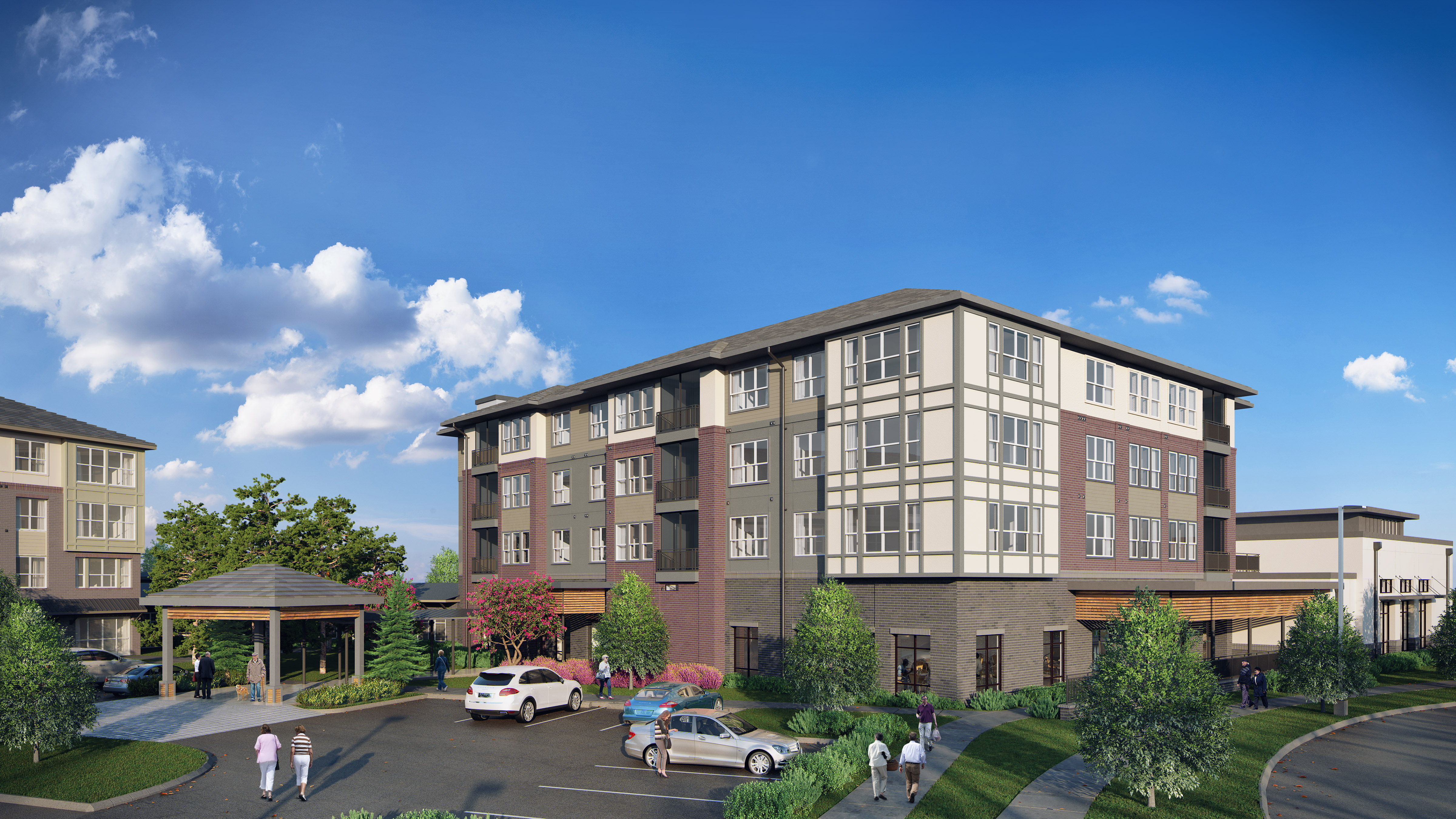 A rendering of Magnolia Place at Highland Springs
