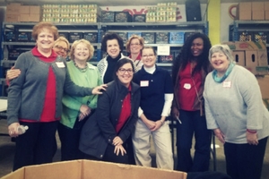 Team Highland Springs at Minnie's Food Pantry