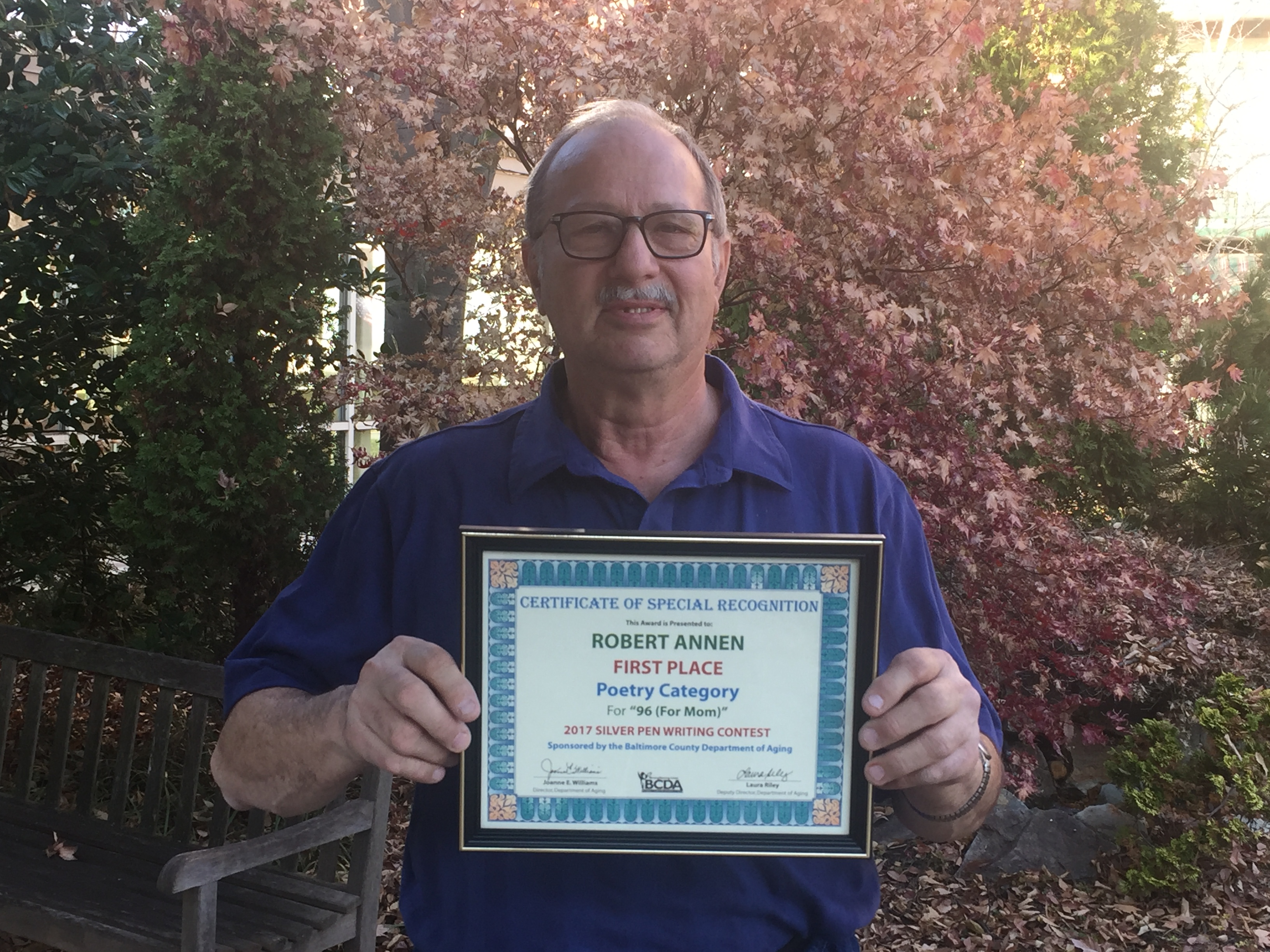Oak Crest resident Robert Annen
