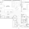 2D floor plan of the Fairway apartment at Tallgrass Creek Senior Living in Overland Park, KS.